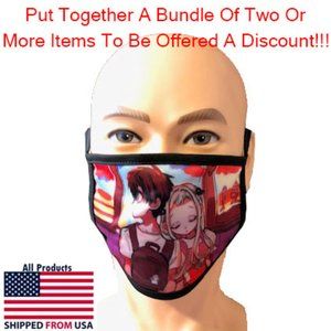 Washable Kid's Anime Face Mask #18